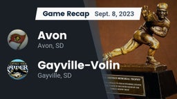 Recap: Avon  vs. Gayville-Volin  2023