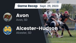 Recap: Avon  vs. Alcester-Hudson  2023
