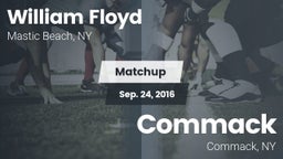 Matchup: Floyd  vs. Commack  2016