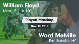 Matchup: Floyd  vs. Ward Melville  2016