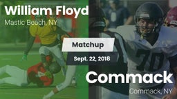 Matchup: Floyd  vs. Commack  2018