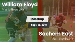 Matchup: Floyd  vs. Sachem East  2018