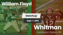 Matchup: Floyd  vs. Whitman  2019