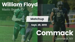 Matchup: Floyd  vs. Commack  2019