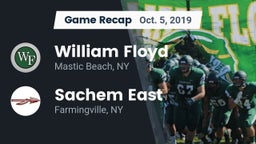 Recap: William Floyd  vs. Sachem East  2019