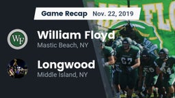 Recap: William Floyd  vs. Longwood  2019