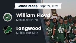 Recap: William Floyd  vs. Longwood  2021