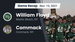 Recap: William Floyd  vs. Commack  2021