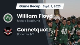Recap: William Floyd  vs. Connetquot  2023