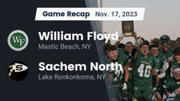 Recap: William Floyd  vs. Sachem North  2023