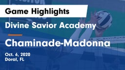 Divine Savior Academy vs Chaminade-Madonna  Game Highlights - Oct. 6, 2020