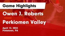 Owen J. Roberts  vs Perkiomen Valley  Game Highlights - April 12, 2024