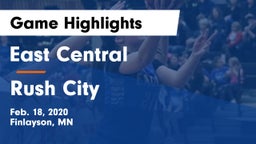 East Central  vs Rush City  Game Highlights - Feb. 18, 2020