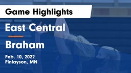 East Central  vs Braham  Game Highlights - Feb. 10, 2022