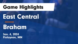East Central  vs Braham  Game Highlights - Jan. 4, 2024
