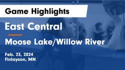 East Central  vs Moose Lake/Willow River  Game Highlights - Feb. 23, 2024