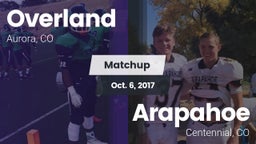 Matchup: Overland  vs. Arapahoe  2017