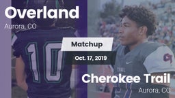 Matchup: Overland  vs. Cherokee Trail  2019