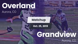 Matchup: Overland  vs. Grandview  2019