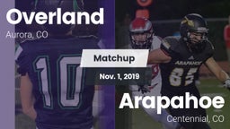 Matchup: Overland  vs. Arapahoe  2019