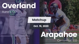 Matchup: Overland  vs. Arapahoe  2020