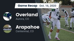 Recap: Overland  vs. Arapahoe  2020