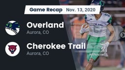 Recap: Overland  vs. Cherokee Trail  2020