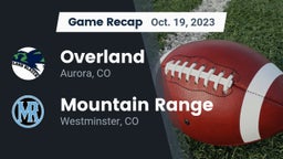 Recap: Overland  vs. Mountain Range  2023