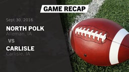 Recap: North Polk  vs. Carlisle  2016