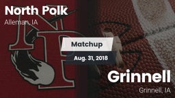 Matchup: North Polk High vs. Grinnell  2018