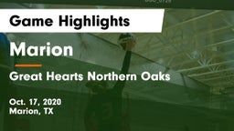 Marion  vs Great Hearts Northern Oaks Game Highlights - Oct. 17, 2020