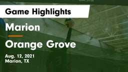 Marion  vs Orange Grove  Game Highlights - Aug. 12, 2021