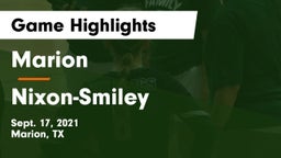 Marion  vs Nixon-Smiley  Game Highlights - Sept. 17, 2021