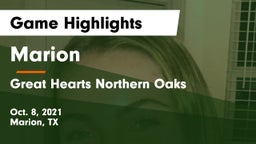 Marion  vs Great Hearts Northern Oaks Game Highlights - Oct. 8, 2021