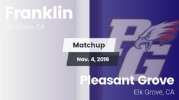 Matchup: Franklin  vs. Pleasant Grove  2016