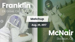 Matchup: Franklin  vs. McNair  2017