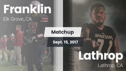 Matchup: Franklin  vs. Lathrop  2017