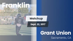 Matchup: Franklin  vs. Grant Union  2017