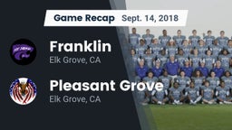 Recap: Franklin  vs. Pleasant Grove  2018