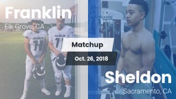 Matchup: Franklin  vs. Sheldon  2018
