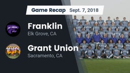 Recap: Franklin  vs. Grant Union  2018
