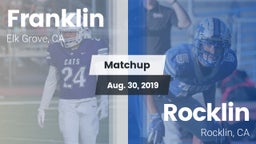 Matchup: Franklin  vs. Rocklin  2019