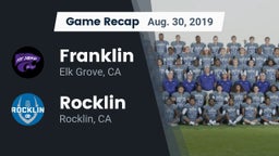 Recap: Franklin  vs. Rocklin  2019