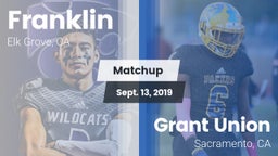 Matchup: Franklin  vs. Grant Union  2019
