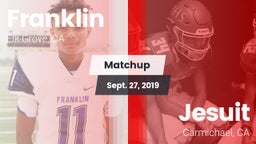 Matchup: Franklin  vs. Jesuit  2019