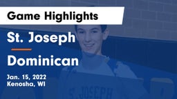 St. Joseph  vs Dominican  Game Highlights - Jan. 15, 2022