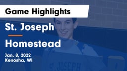 St. Joseph  vs Homestead  Game Highlights - Jan. 8, 2022