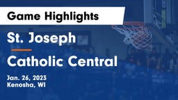 St. Joseph  vs Catholic Central  Game Highlights - Jan. 26, 2023