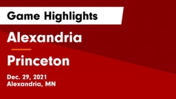 Alexandria  vs Princeton  Game Highlights - Dec. 29, 2021