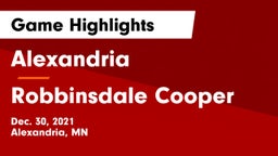 Alexandria  vs Robbinsdale Cooper Game Highlights - Dec. 30, 2021